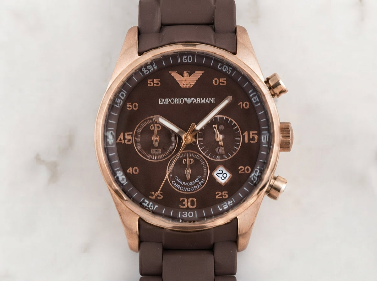 Charcoal Grey Bracelet Watch – Gold-Tone Case