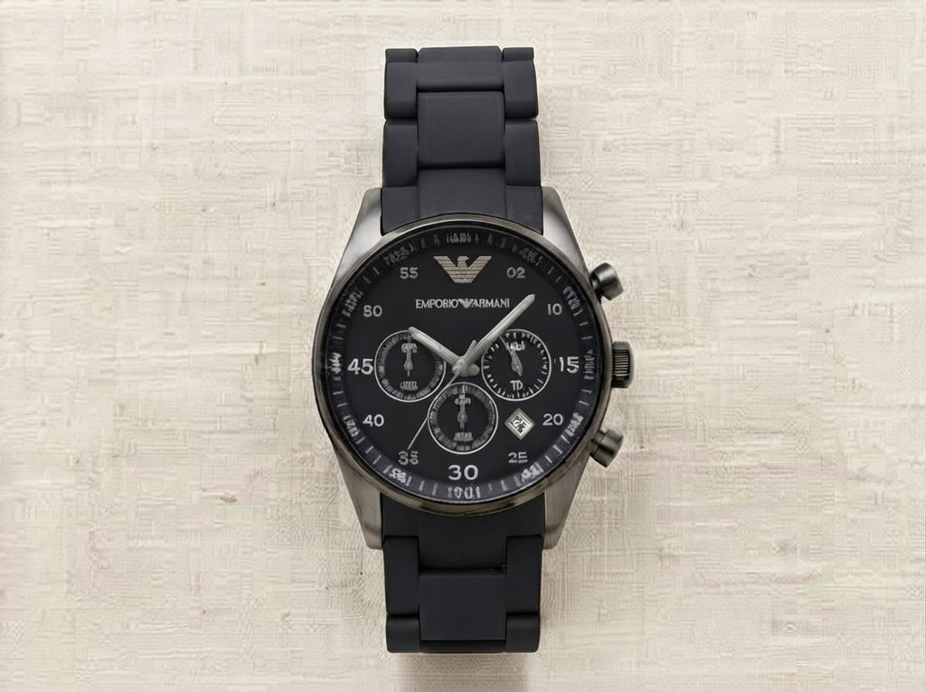 Charcoal Grey Bracelet Watch – Gold-Tone Case