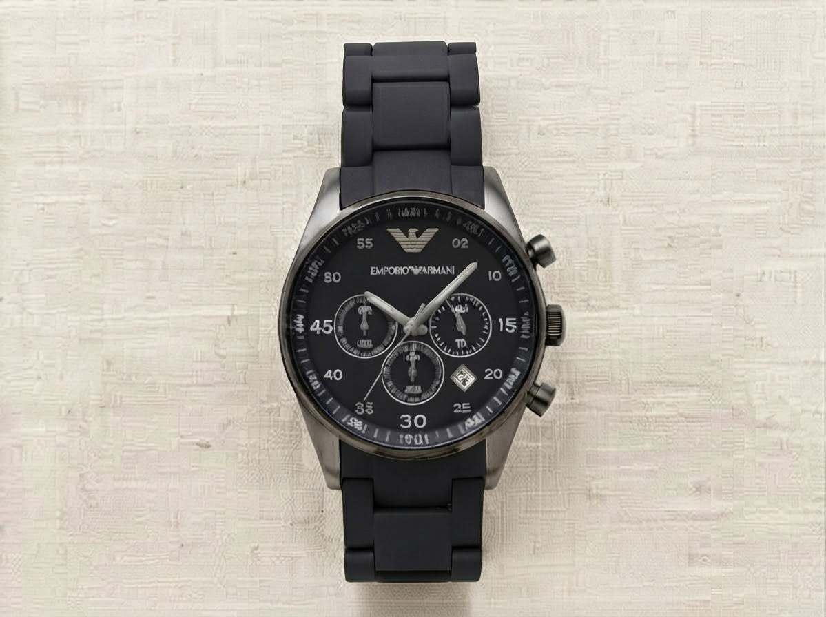 Charcoal Grey Bracelet Watch – Gold-Tone Case