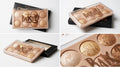 ROMANTIC COLOR Baked 8-Shade Highlighter Palette – Champagne, Gold & Bronze