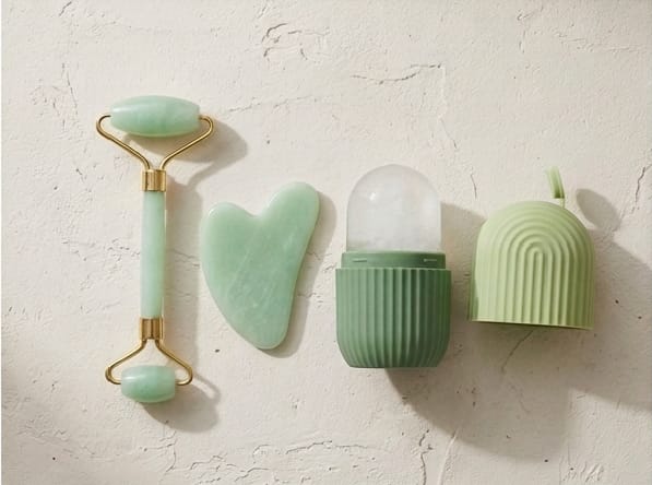 Cactus Facial Ice Roller – Green