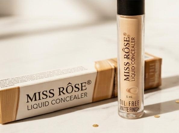 MISS ROSE Oil-Free Matte Liquid Concealer – 5 ml