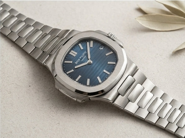 Patek Philippe Nautilus Stainless Steel Blue Dial Watch