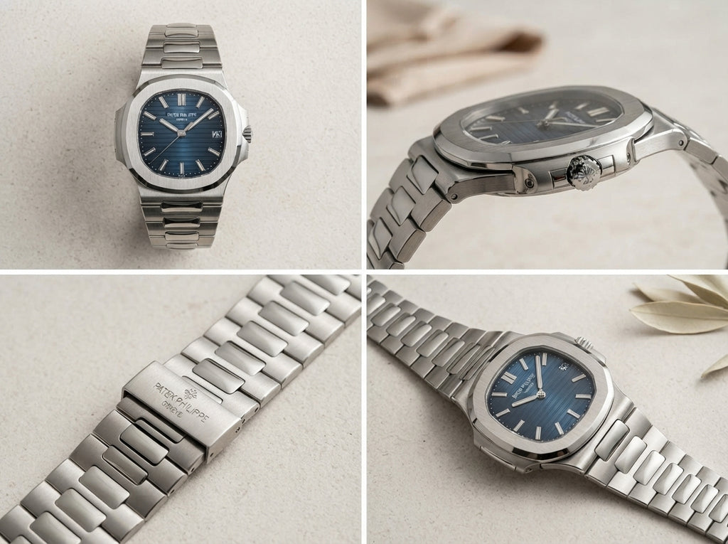 Patek Philippe Nautilus Stainless Steel Blue Dial Watch