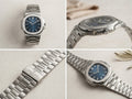 Patek Philippe Nautilus Stainless Steel Blue Dial Watch