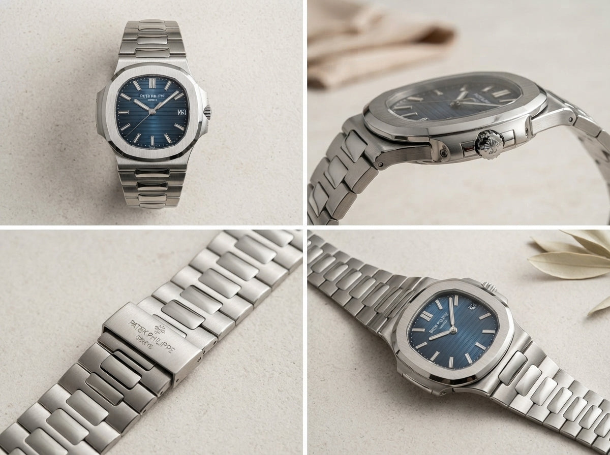Patek Philippe Nautilus Stainless Steel Blue Dial Watch